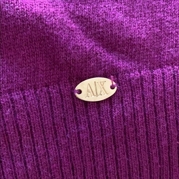 A/X Armani Exchange sweater w/gold ball studding - Picture 5 of 11